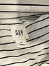 Gap 100% Cotton Stripes White Long Sleeve Blouse Size S - photo 7