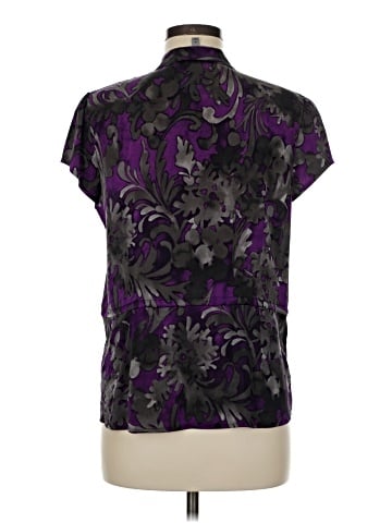 Classiques Entier Short Sleeve Silk Top (view 2)