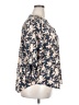 Maurices 100% Polyester Floral Blue 3/4 Sleeve Blouse Size 2X - photo 4