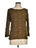 Ann Taylor LOFT 100% Cotton Floral Gold Pullover Sweater Size M - photo 1
