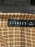 Lioness 100% Cotton Houndstooth Brown Long Sleeve Button-Down Shirt Size M - photo 7