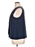 Roz & Ali Blue Sleeveless Blouse Size XL - photo 5