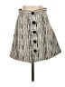Topshop Stripes Ivory Casual Skirt Size 2 - photo 1