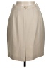 Petite Sophisticate Solid Tan Formal Skirt Size 8 Petite - photo 2