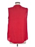 Gibson Latimer 100% Polyester Red Sleeveless Blouse Size M - photo 2