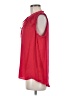 Gibson Latimer 100% Polyester Red Sleeveless Blouse Size M - photo 5
