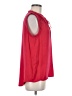 Gibson Latimer 100% Polyester Red Sleeveless Blouse Size M - photo 4