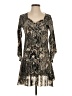 Unbranded Paisley Gold Cocktail Dress Size S (estimated) - photo 1
