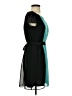 A-list by Wrapper 100% Polyester Color Block Teal Cocktail Dress Size S - photo 4