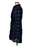 Ty Alexander's 100% Rayon Plaid Blue Casual Dress Size M - photo 5