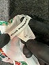 Club Monaco 100% Polyester White Green Sleeveless Blouse Size S - photo 5