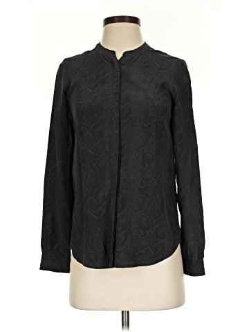 Joie Long Sleeve Silk Top (view 1)