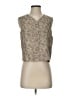 Studio Collection By David Lerner 100% Polyester Tan Vest Size S (estimated) - photo 1