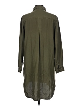 zara olive green shirt dress Green Leaves and Daisy Flowers Garden Party Embroidered Wedding Veil