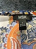 MSK Paisley Blue Casual Dress Size L - photo 7
