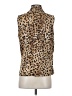 Calvin Klein Tan Sleeveless Button-Down Shirt Size S - photo 2