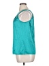 Ann Taylor Factory 100% Polyester Solid Teal Sleeveless Blouse Size 14 - photo 5