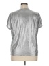 Torrid Metallic Silver Short Sleeve T-Shirt Size 1X Plus (1) - photo 2