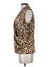 Calvin Klein Tan Sleeveless Button-Down Shirt Size S - photo 5