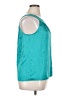 Ann Taylor Factory 100% Polyester Solid Teal Sleeveless Blouse Size 14 - photo 4