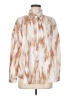 Shein 100% Polyester Tie-dye Ivory Long Sleeve Blouse Size M - photo 1