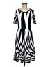 Pretty Young Thing 100% Polyester Chevron-herringbone Ivory Casual Dress Size M - photo 1