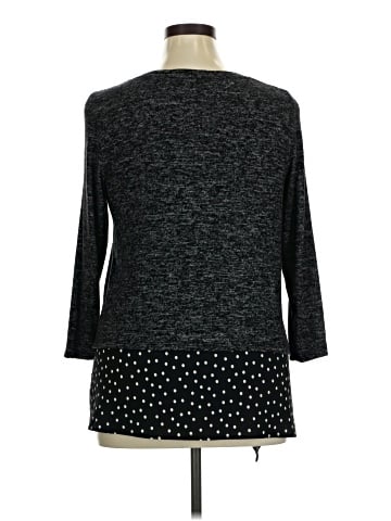 Bobeau 3/4 Sleeve Top (view 2)