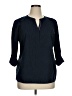 Tommy Hilfiger Blue 3/4 Sleeve Blouse Size XL - photo 1