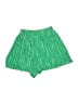 Unbranded 100% Polyester Stripes Green Shorts Size M - photo 1