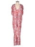 LoveShackFancy Paisley Red Jumpsuit Size S - photo 1