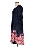 SJS Print Blue Casual Dress Size L - photo 5