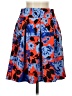 HD in Paris Print Blue Casual Skirt Size XS - photo 1