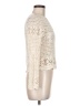 Dex 100% Cotton Ivory Long Sleeve Top Size M - photo 4