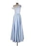 Mac Duggal 100% Polyester Blue Cocktail Dress Size 4 - photo 2