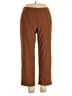 Dennis by Dennis Basso Brown Casual Pants Size M - photo 1