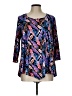 Assorted Brands Purple 3/4 Sleeve Blouse Size L - photo 1