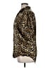 Zara Animal Print Gold Short Sleeve Blouse Size XL - photo 5