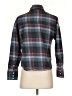 HERIZON 100% Cotton Plaid Teal Long Sleeve Button-Down Shirt Size S - photo 2