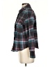 HERIZON 100% Cotton Plaid Teal Long Sleeve Button-Down Shirt Size S - photo 5