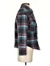 HERIZON 100% Cotton Plaid Teal Long Sleeve Button-Down Shirt Size S - photo 4