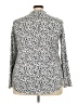 Halife Animal Print Ivory Long Sleeve Blouse Size XXL - photo 2