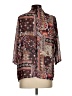 Xhilaration 100% Polyester Burgundy Kimono Size S - photo 2