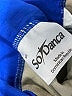 So Danca 100% Poly Solid Blue One Piece Swimsuit Size 8 - 10 - photo 3