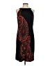 Taylor Paisley Black Cocktail Dress Size 4 - photo 1