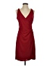 Express Solid Burgundy Cocktail Dress Size 5 - 6 - photo 1
