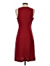 Express Solid Burgundy Cocktail Dress Size 5 - 6 - photo 2