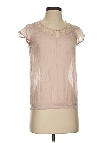 Zara TRF Short Sleeve Blouse (view 1)