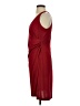 Express Solid Burgundy Cocktail Dress Size 5 - 6 - photo 5