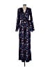 Nasty Gal Inc. 100% Polyester Blue Jumpsuit Size 4 - photo 1