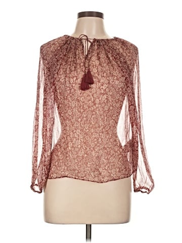 Vanessa Bruno Athe Long Sleeve Silk Top (view 1)